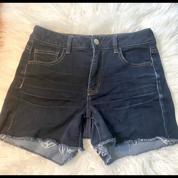 American Eagle Outfitters Pants - American Eagle Hi-Rise Shortie Jean Shorts Size 10